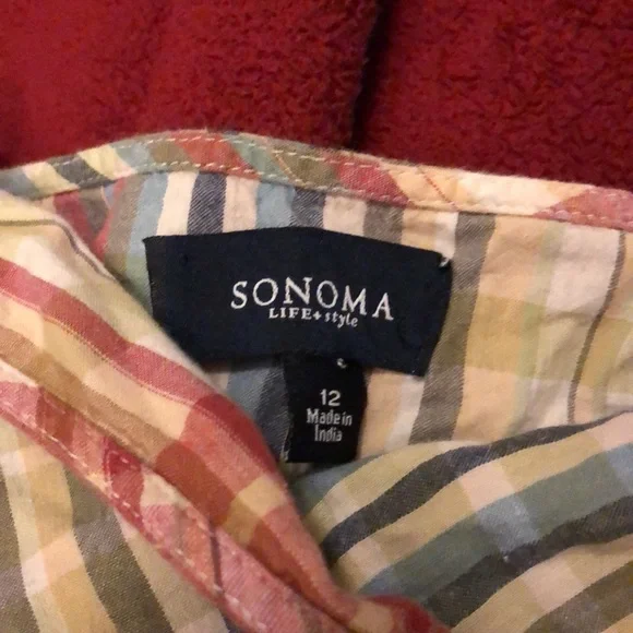 Plaid Sundress Size 12 - Picture 2 of 4